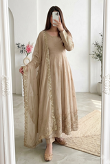 DESIGNER FLARED FESTIVE WEAR ANARKALI GOWN
