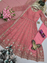 DESIGNER FLARED FESTIVE WEAR ANARKALI GOWN