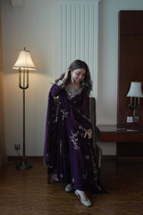 DESIGNER MUSTARD GEORGETTE ANARKALI SET FOR HALDI & WEDDING FUNCTIONS