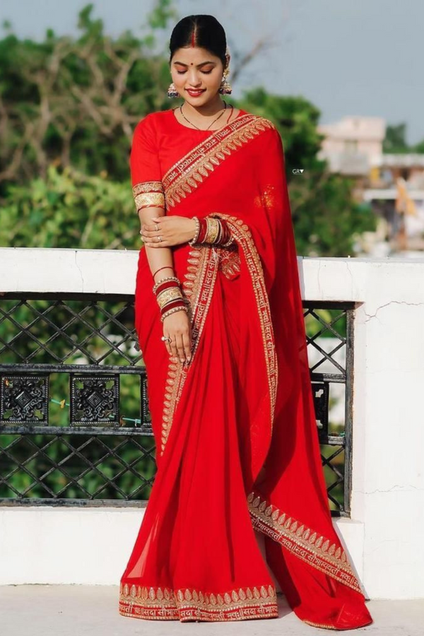 WEDDING SPECIAL CORDING SEQUENCE LACE WORK SAREE