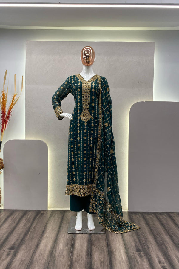 Trending Embroidery Work Suit