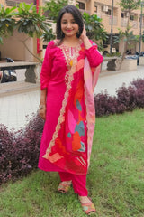 Designer Embroidery Work Suit