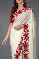 Festival Special Georgette Saree