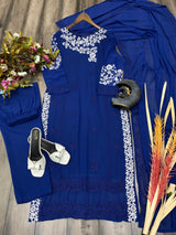 Most Trending Blue Georgette Suit