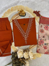 Designer Handwork Silk Suit