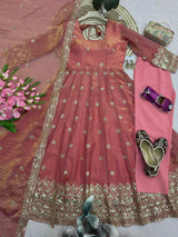 HEAVY SEQUIN EMBELLISHED ANARKALI GOWN SET