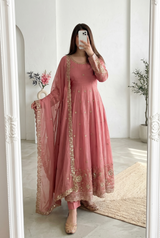 DESIGNER FLARED FESTIVE WEAR ANARKALI GOWN