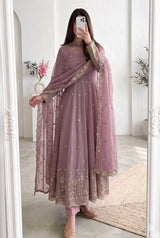 DESIGNER FLARED FESTIVE WEAR ANARKALI GOWN