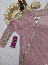 DESIGNER FLARED FESTIVE WEAR ANARKALI GOWN