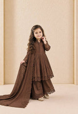 KIDS ETHNIC WEAR FROCK-STYLE PALAZZO SET WITH DUPATTA
