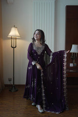 DESIGNER MUSTARD GEORGETTE ANARKALI SET FOR HALDI & WEDDING FUNCTIONS