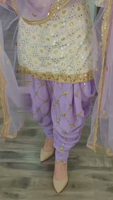 Party Wear Dhoti Suit and Dupatta